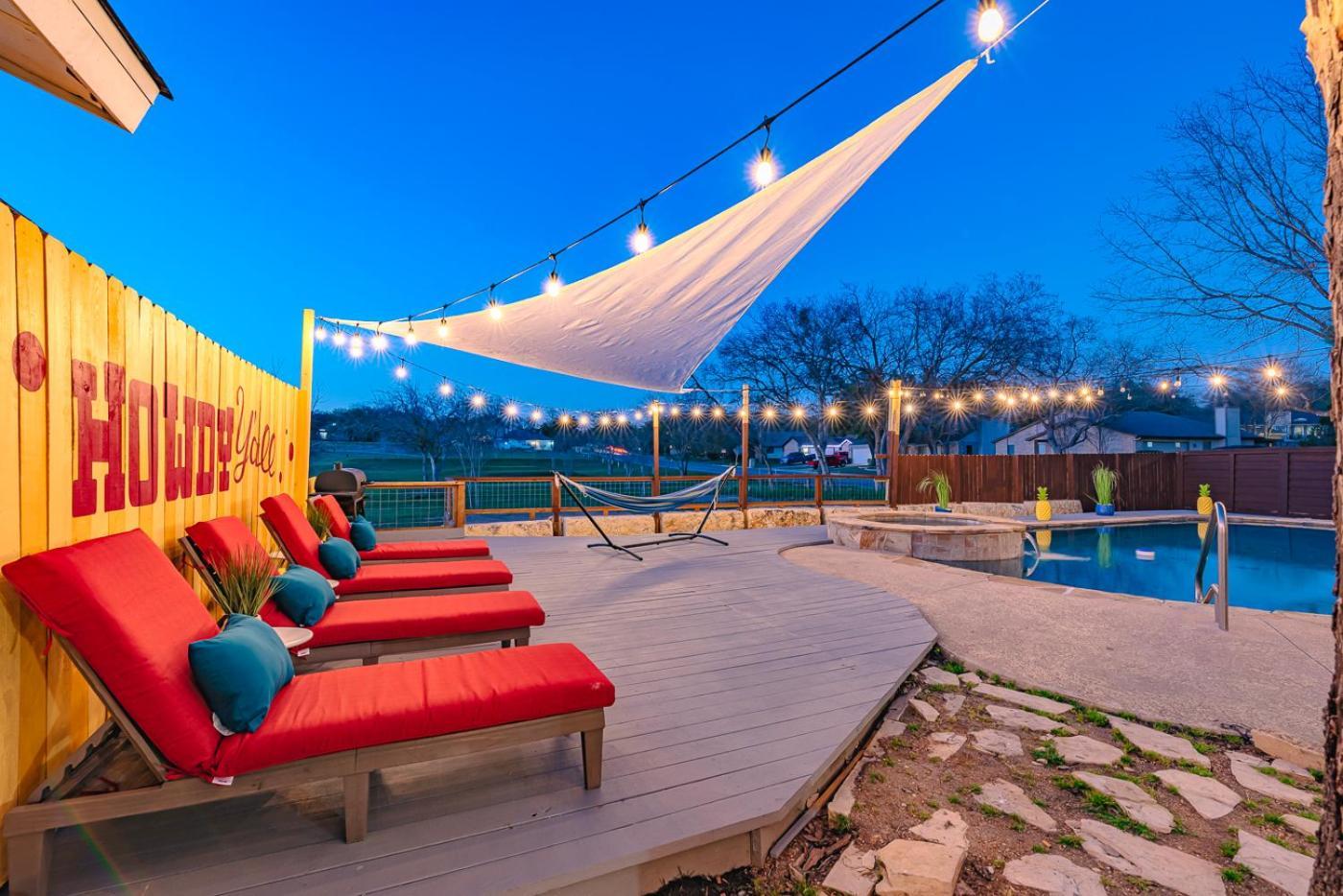 Stunning Pool Overlooking Golf Course & Game Room San Antonio Luaran gambar