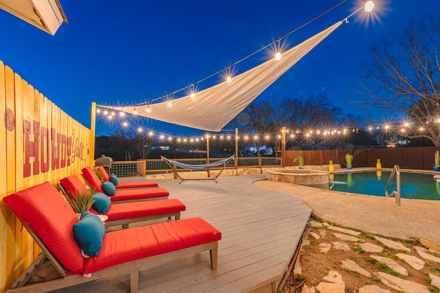 Stunning Pool Overlooking Golf Course & Game Room San Antonio Luaran gambar