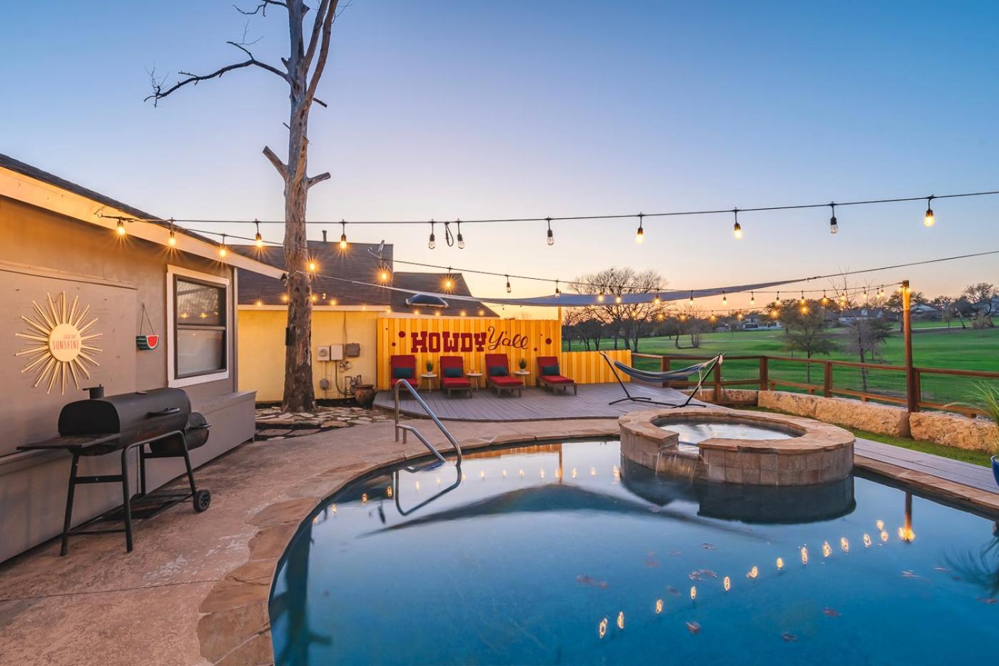 Stunning Pool Overlooking Golf Course & Game Room San Antonio Luaran gambar