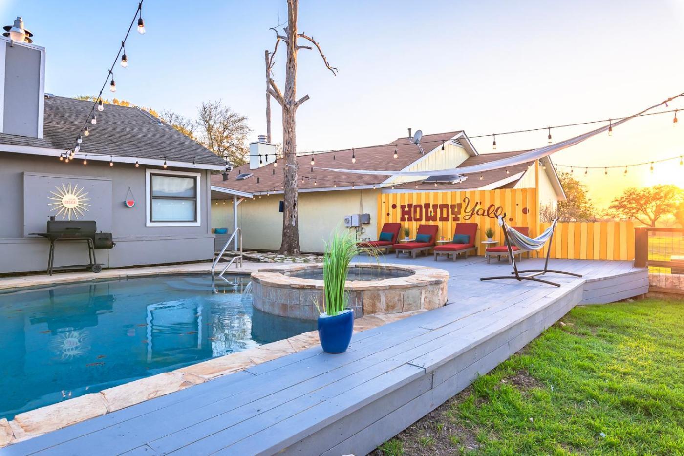 Stunning Pool Overlooking Golf Course & Game Room San Antonio Luaran gambar