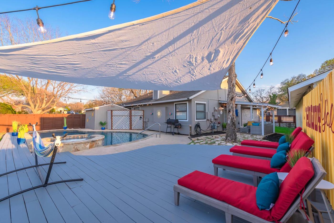 Stunning Pool Overlooking Golf Course & Game Room San Antonio Luaran gambar
