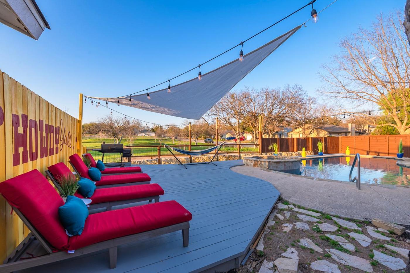 Stunning Pool Overlooking Golf Course & Game Room San Antonio Luaran gambar
