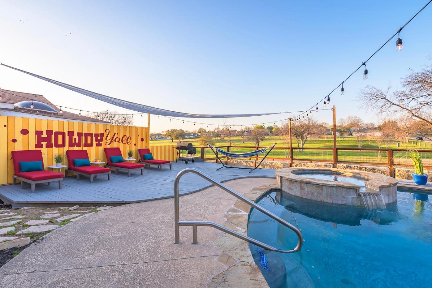 Stunning Pool Overlooking Golf Course & Game Room San Antonio Luaran gambar