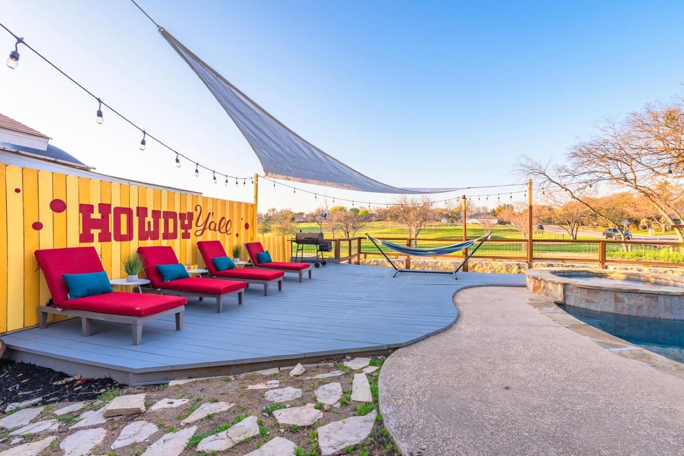 Stunning Pool Overlooking Golf Course & Game Room San Antonio Luaran gambar
