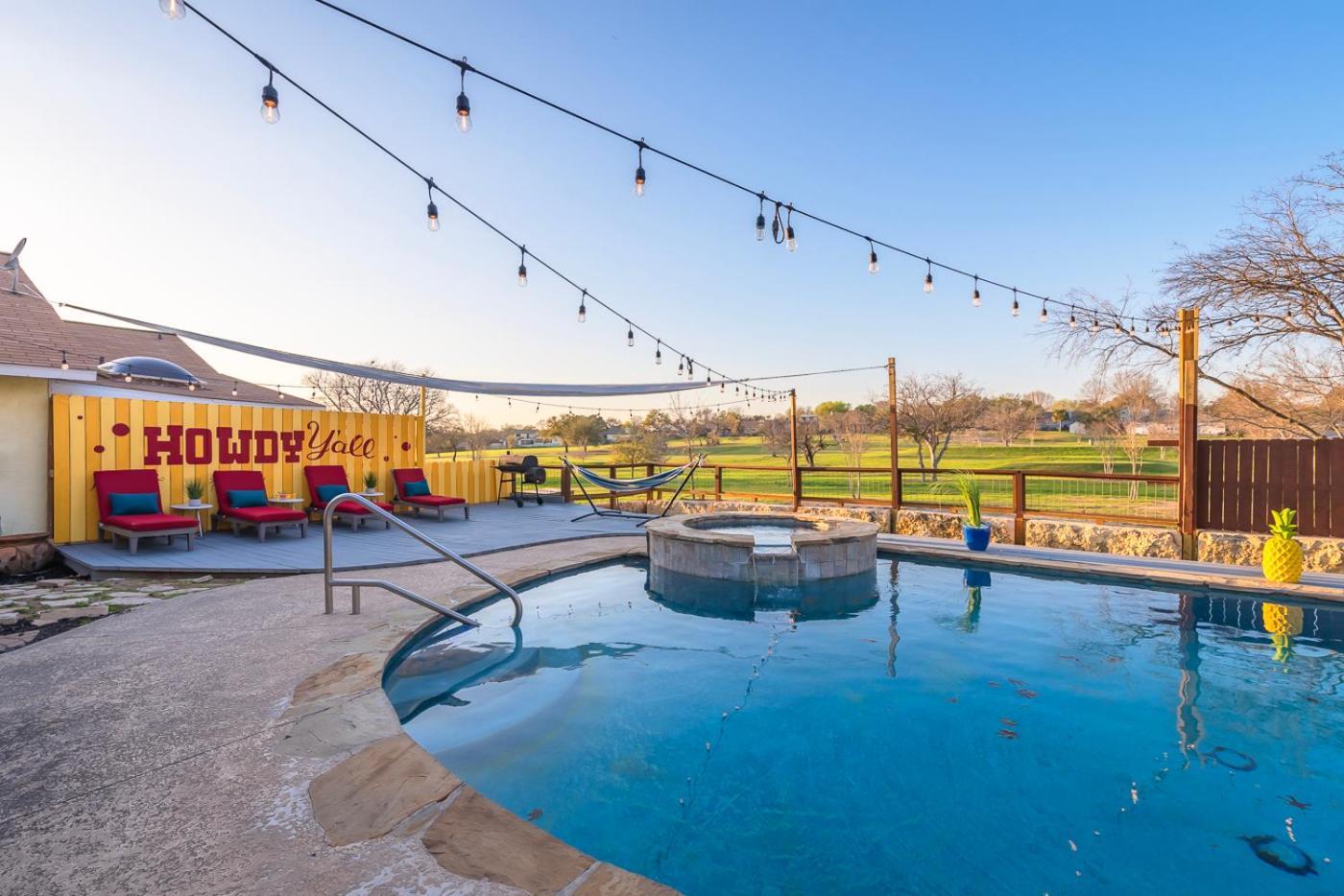 Stunning Pool Overlooking Golf Course & Game Room San Antonio Luaran gambar