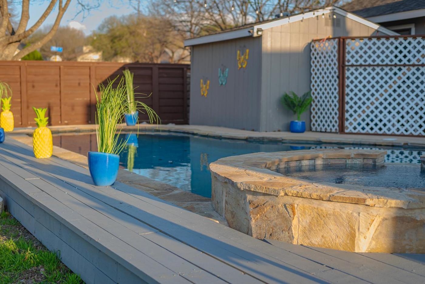 Stunning Pool Overlooking Golf Course & Game Room San Antonio Luaran gambar