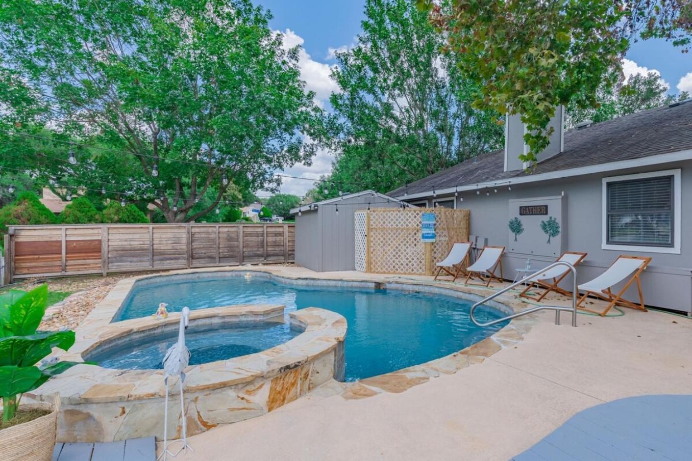 Stunning Pool Overlooking Golf Course & Game Room San Antonio Luaran gambar